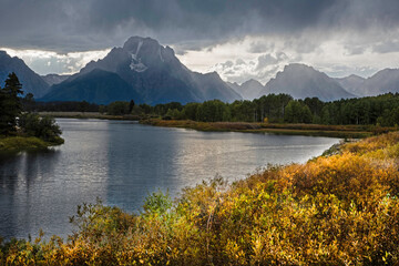 The wonderous amazing landscape of Yellowstone National Park.