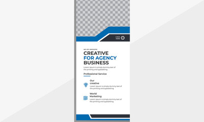 Modern business DL flyer templates design.