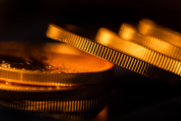 100% Pure Gold Coin Bullion U.S. Eagle Mint © Eric