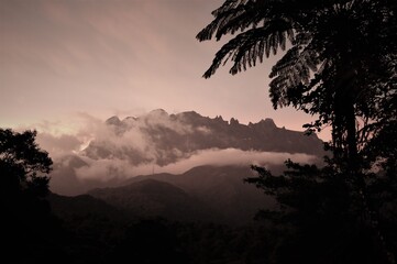 ボルネオ島、キナバル山