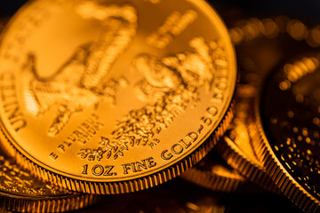 100% Pure Gold Coin Bullion U.S. Eagle Mint