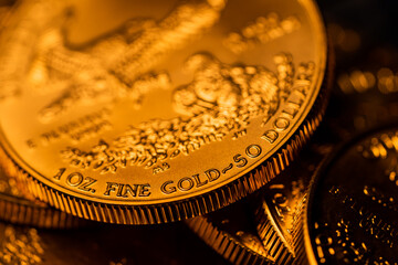 100% Pure Gold Coin Bullion U.S. Eagle Mint