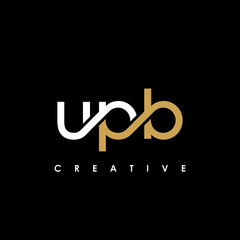 UPB Letter Initial Logo Design Template Vector Illustration