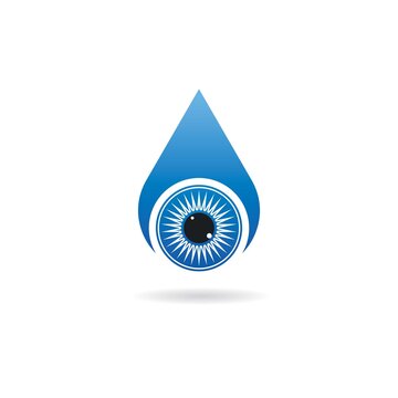 Eye Drop Logo Template