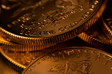 100% Pure Gold Coin Bullion U.S. Eagle Mint