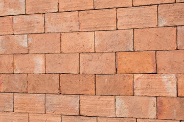 Obraz premium Old red brick wall background