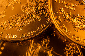 100% Pure Gold Coin Bullion U.S. Eagle Mint