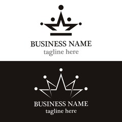 Star crown logo template © feri