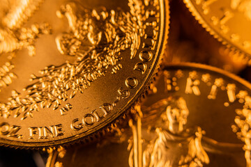 100% Pure Gold Coin Bullion U.S. Eagle Mint