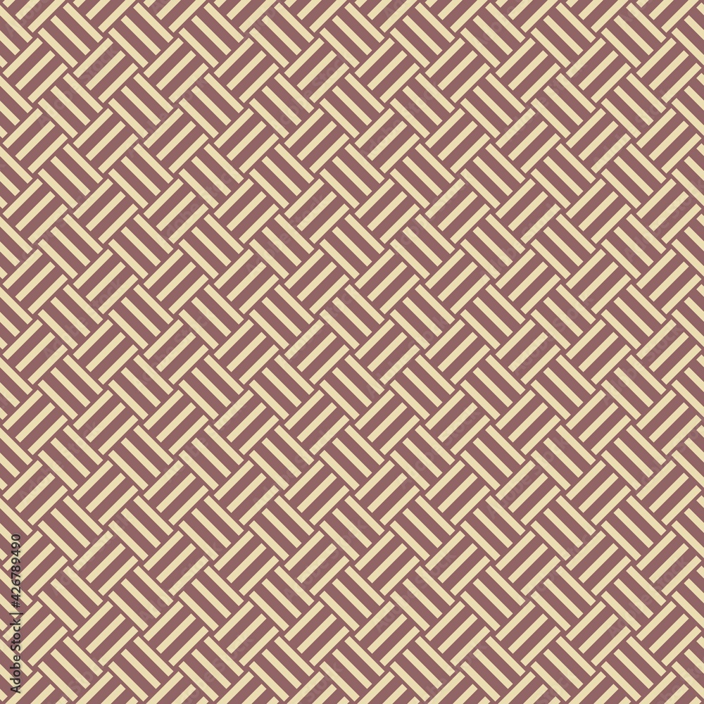 Poster geometric of diagonal shape pattern. design woven of seamless gold on white background. design print