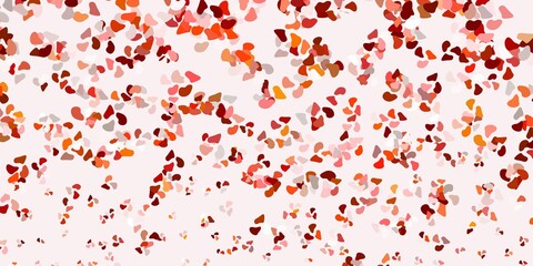 Obraz premium Light red, yellow vector template with abstract forms.