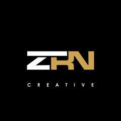 ZRN Letter Initial Logo Design Template Vector Illustration