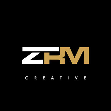 ZRM Letter Initial Logo Design Template Vector Illustration