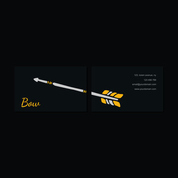 Bow business card design