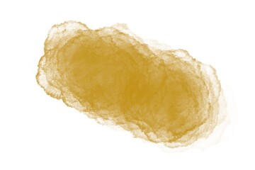 Abstract color splash watercolor stain on white background