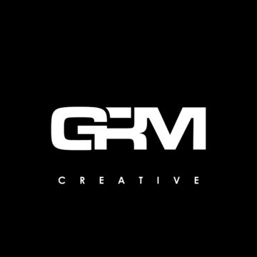 GRM Letter Initial Logo Design Template Vector Illustration