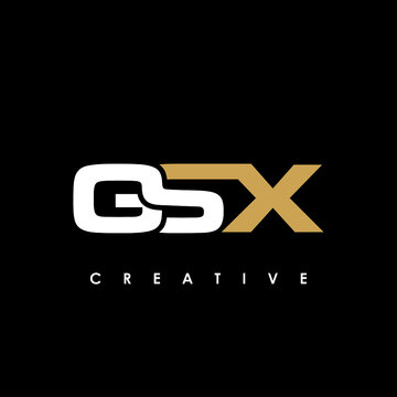 GSX Letter Initial Logo Design Template Vector Illustration