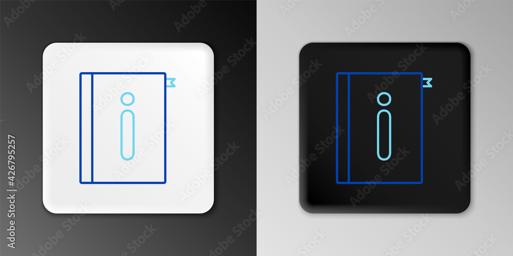 Poster line user manual icon isolated on grey background. user guide book. instruction sign. read before us