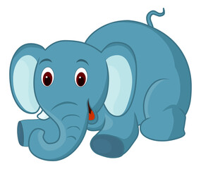 Big elephant cartoon