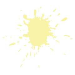 Black ink paint spots. Drops texture isolated on white background. Vector illustration.