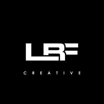 LBF Letter Initial Logo Design Template Vector Illustration