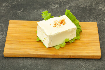 Greek traditional soft feta cheese