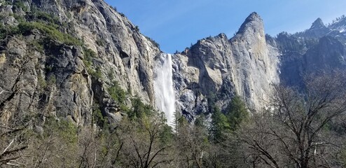 Mountain view at Yosemite national park