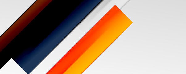 Multicolored lines background. Design template for business or technology presentations, internet posters or web brochure covers