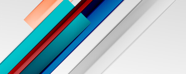 Color abstract lines trendy geometric background for business or technology presentation, internet poster or web brochure cover, wallpaper