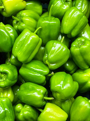 Plakat green pepper texture