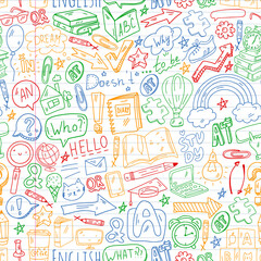 Young kids. School children. English courses. English language.