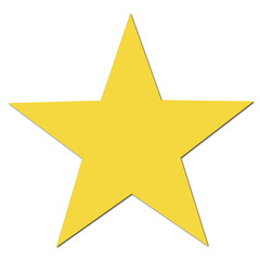 Obraz premium マーケティングに使える、SNSのスターアイコン Star icon for marketing