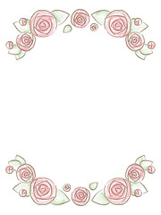 薔薇の飾り　上下セット