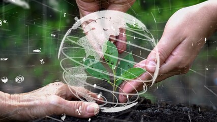 Future environmental conservation and sustainable ESG modernization development by using technology...