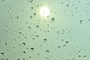 rain drops on window