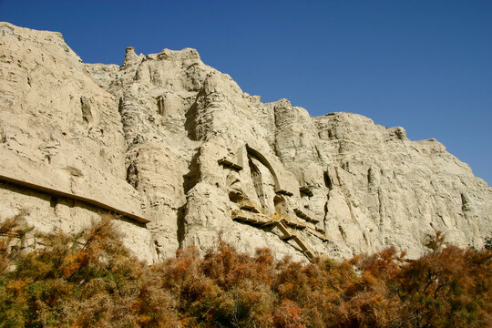 Kizil Caves, the ancient Buddhist cave-temples on the silk road in Xinjiang, China