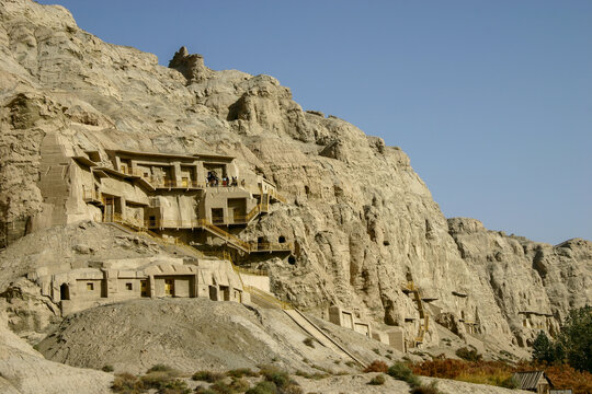 Kizil Caves, the ancient Buddhist cave-temples on the silk road in Xinjiang, China