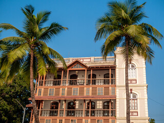 Old heritage house with wooden architecture