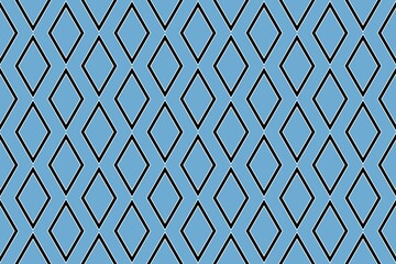 Simple geometric pattern in the colors of the national flag of Botswana