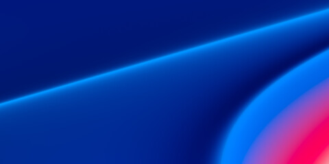 3D render with geometric abstract form, blue background, 3D illustration, 3D rendering