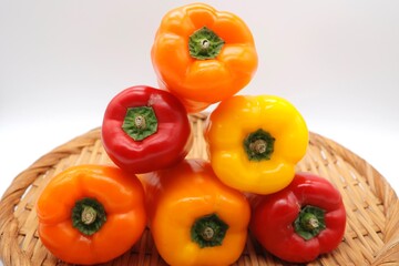 パプリカ　赤、オレンジ、黄色