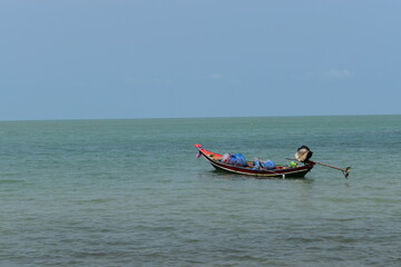 thai boat on the beach