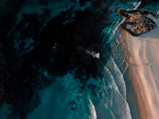 Naklejka premium Sunset Golden hour In Western Australia 