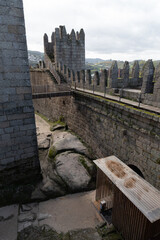Guimaraes castle entrance from inside