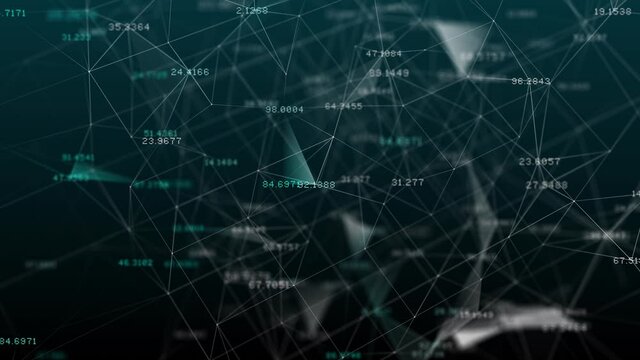 Network connections of Information technology big data cloud computing