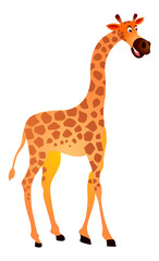 Giraffe African animal vector illustration