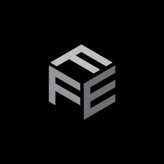 Hexagon shape with the letters FFE