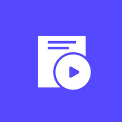 presentation file icon for web