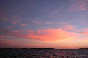 Obraz premium Barat at Sunset