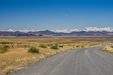 Désert du Namib vu du ciel
